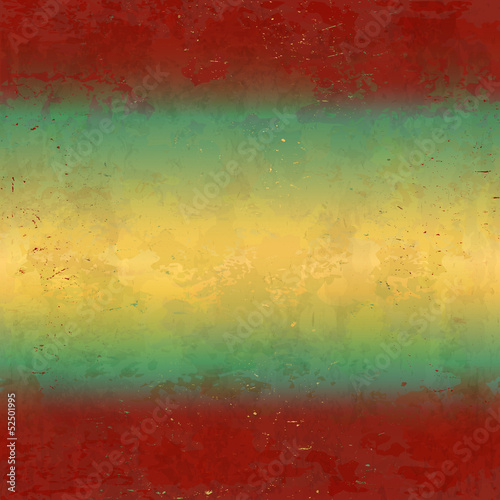 Grungy red and yellow vector background