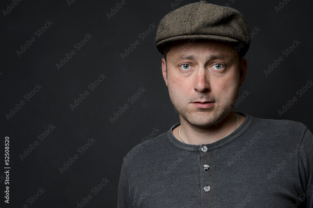 Mann mit Mütze Mann mit Mütze