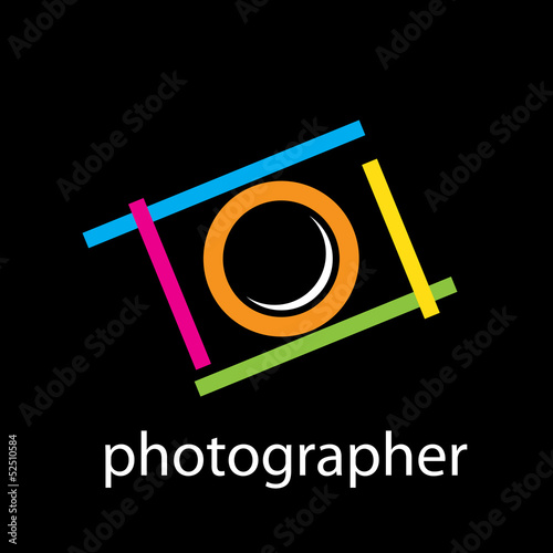 Vector logo photographer