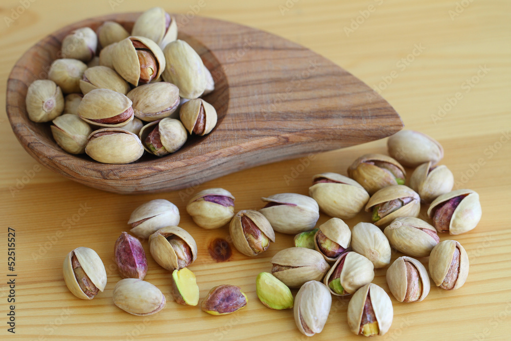 Pistachio nuts with and without shell Pistachio nuts with and without shell