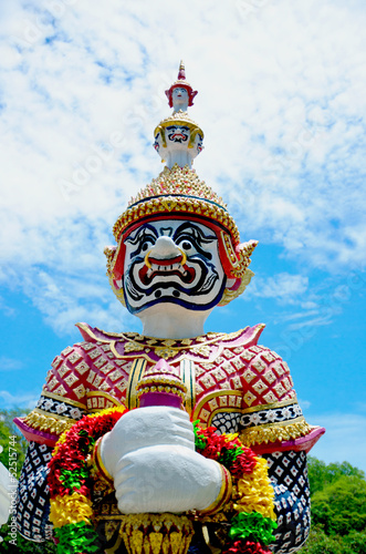 giant at Wat Phrabuddhabat, Saraburi, Thailand
