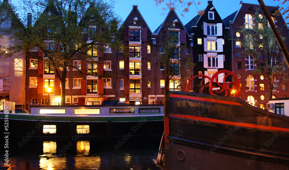 Amsterdam in the night