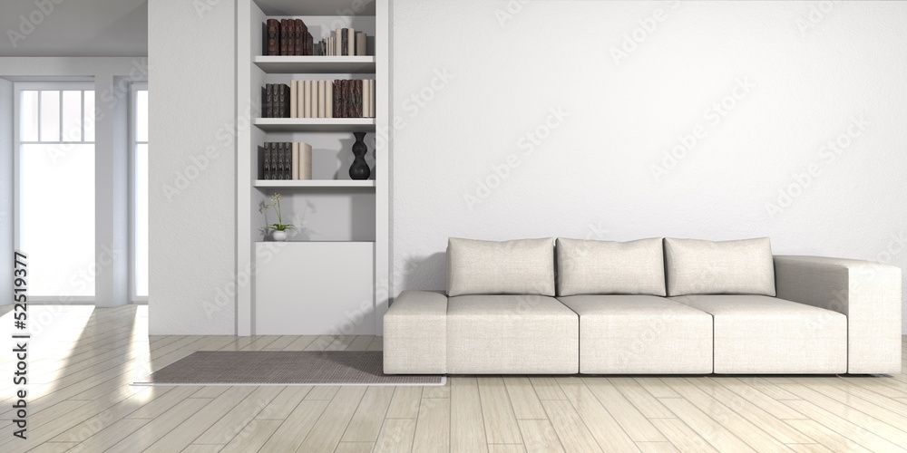 Fototapeta premium modern living room - interior architecture