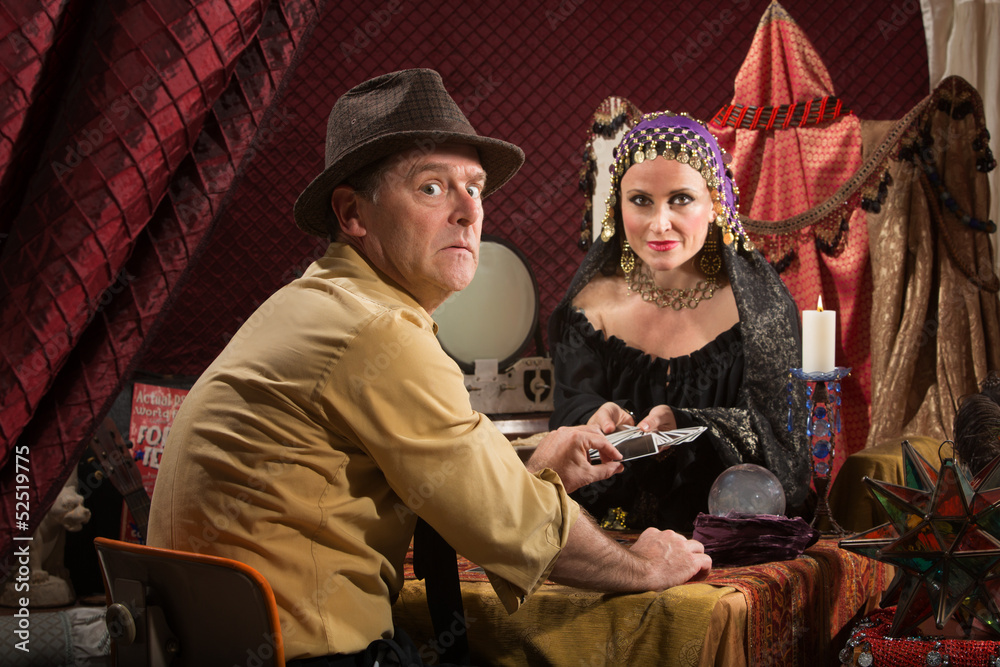 Cursed Man with Fortune Teller Cursed Man with Fortune Teller