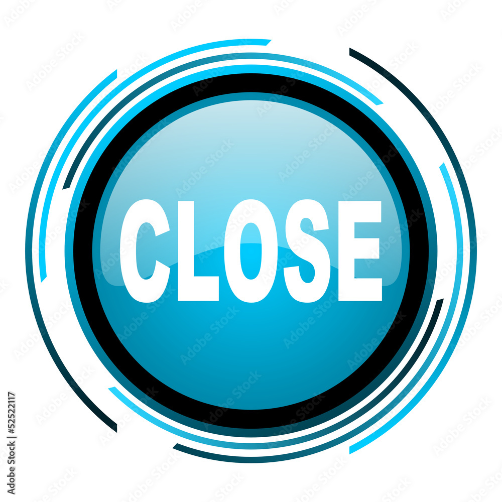 close blue circle glossy icon close blue circle glossy icon
