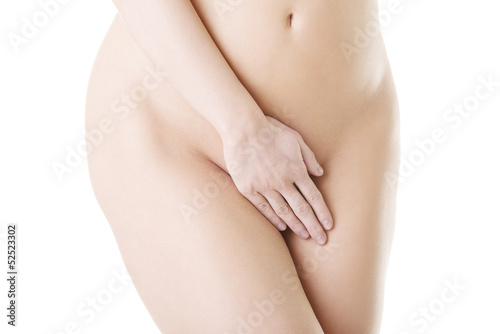 Close up photo of nude body