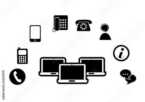 technological silhouette