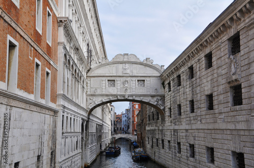 Seufzerbrücke Ponte dei Sospiri in Venedig, Italien