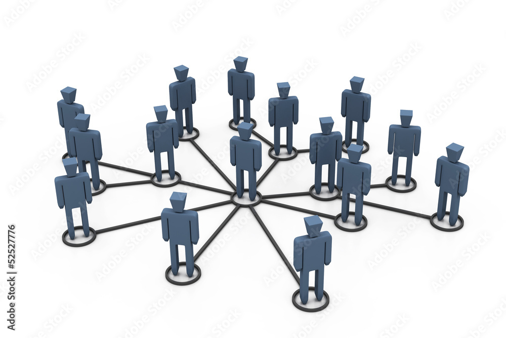 Business network. Business network.