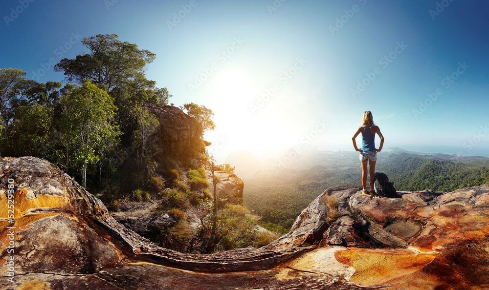 Fototapeta premium Hiker