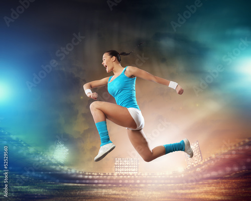 Sport young woman © Sergey Nivens