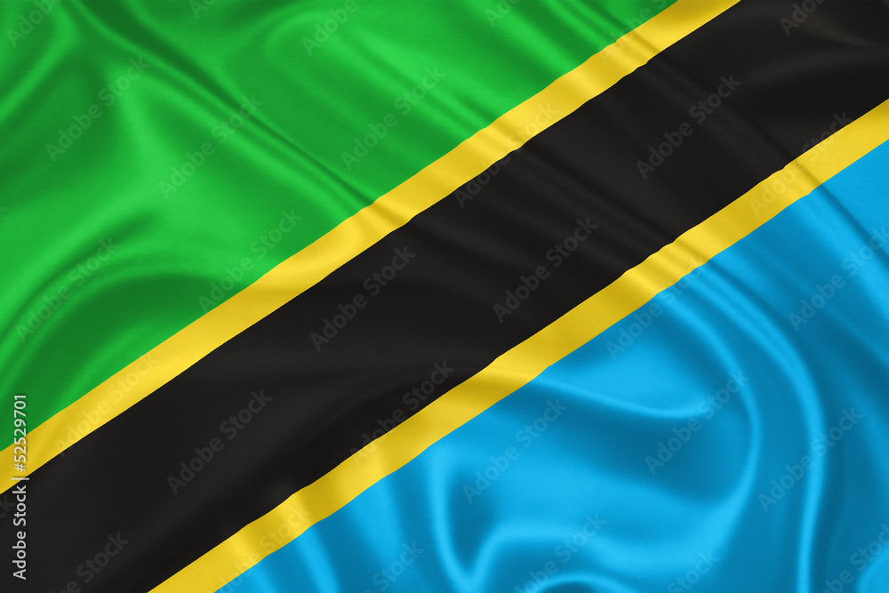 Fototapeta premium flag of Tanzania