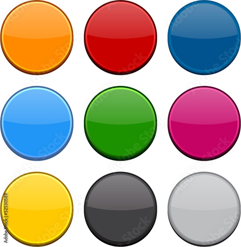 Free Download Round colorful icons. - GFXLoad