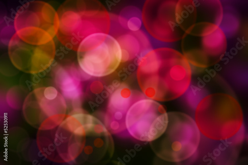 abstract colorful glowing circles on a colorful background photo
