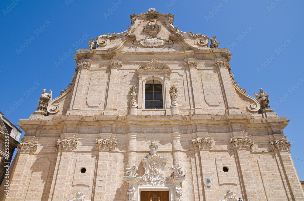 Basilica of SS. Rosario. Francavilla Fontana. Puglia. Italy.