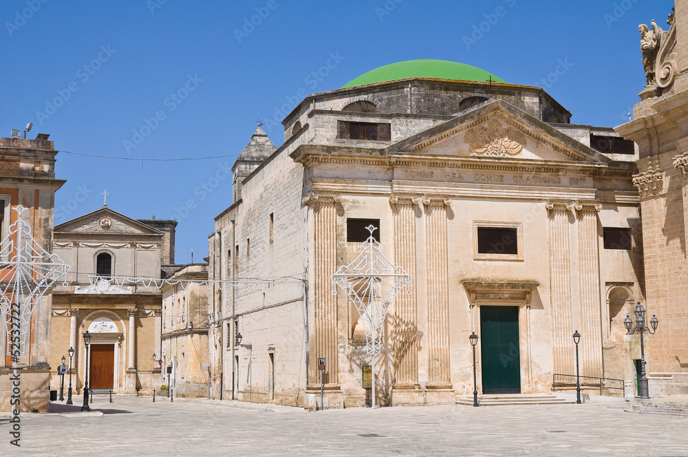 Church of St. Chiara. Francavilla Fontana. Puglia. Italy.