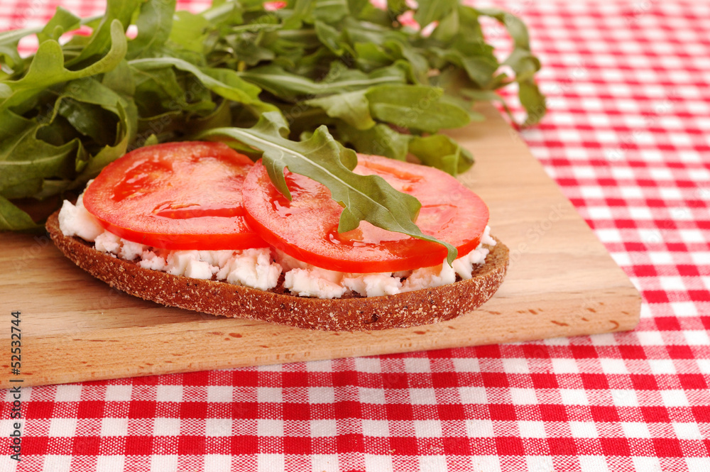 bread with tomato bread with tomato