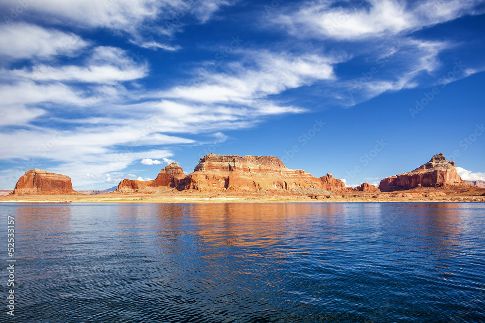 view on famous lake Powell