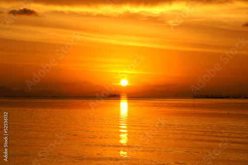 sunset sky, thailand.