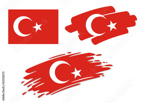 Brush Flags Turkey