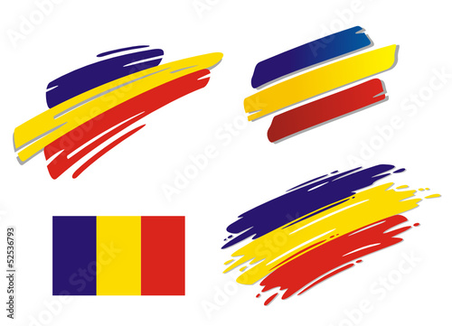 Brush Flags Romania