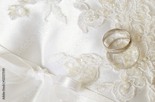 Wedding background with rings