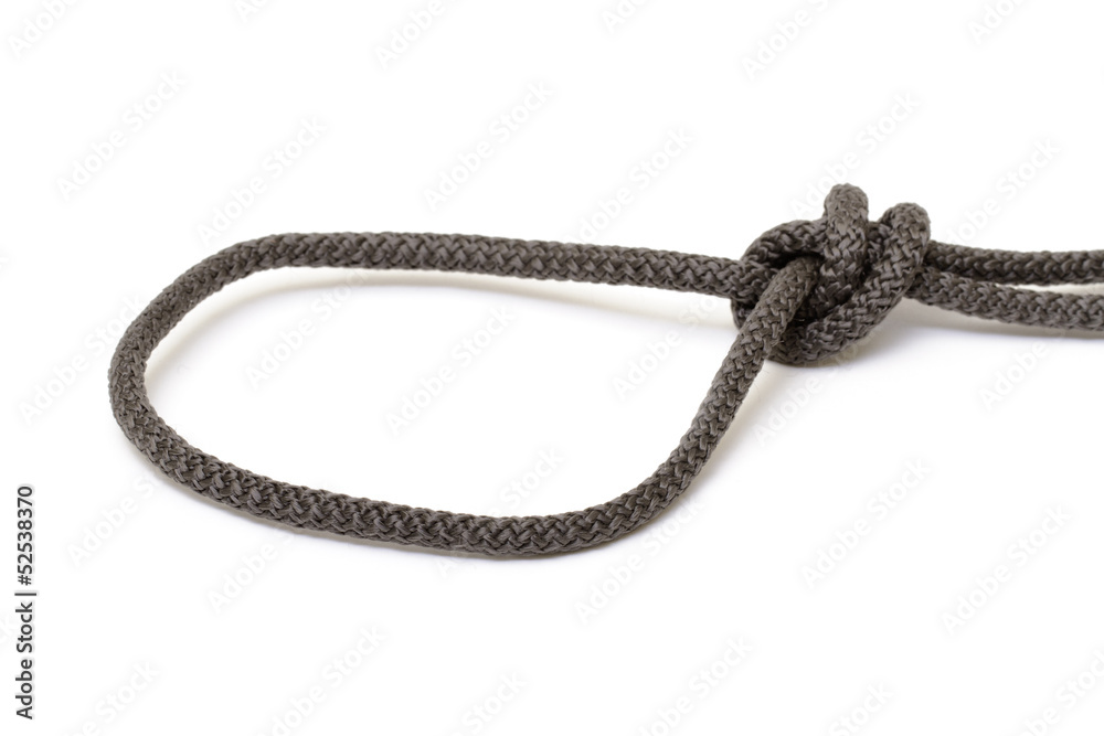 Black rope loop