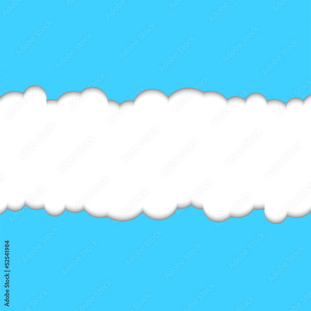 Vector clouds frame