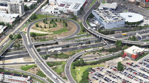 bird's-eye view of Melbourne. Australia