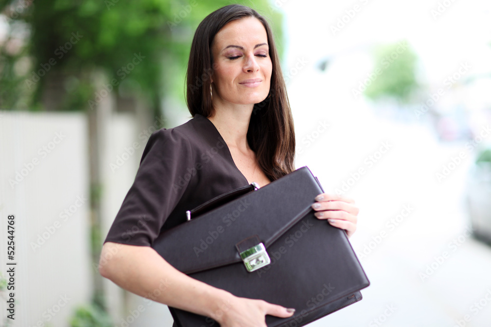 Fototapeta premium moderne Frau
