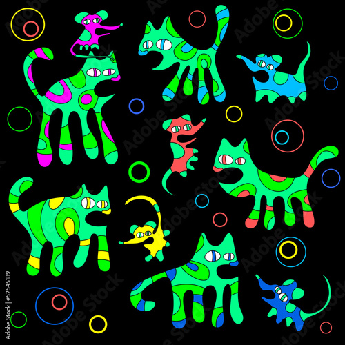 funny cat and mouse game