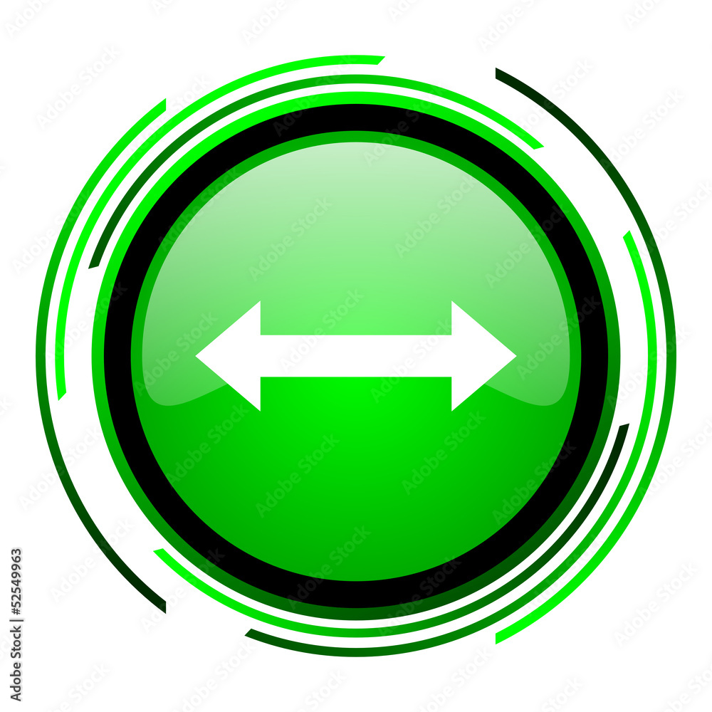 arrows green circle glossy icon arrows green circle glossy icon