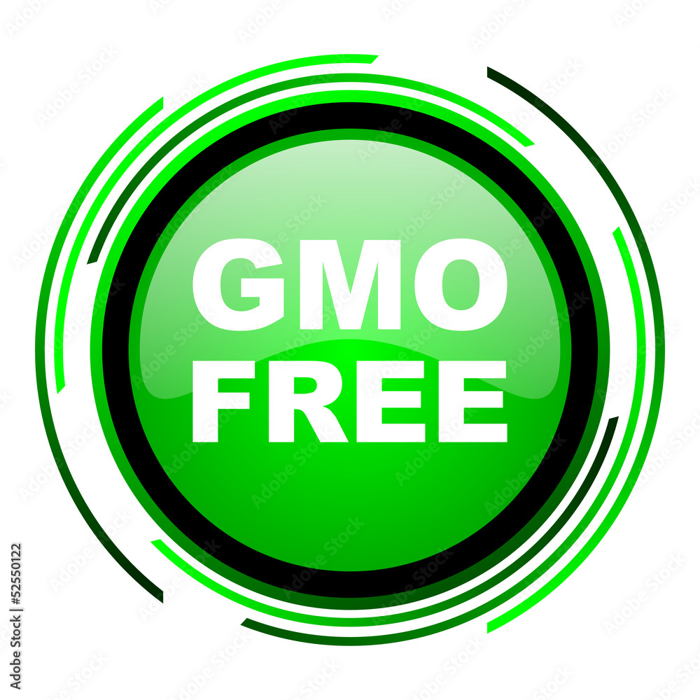 gmo free green circle glossy icon gmo free green circle glossy icon