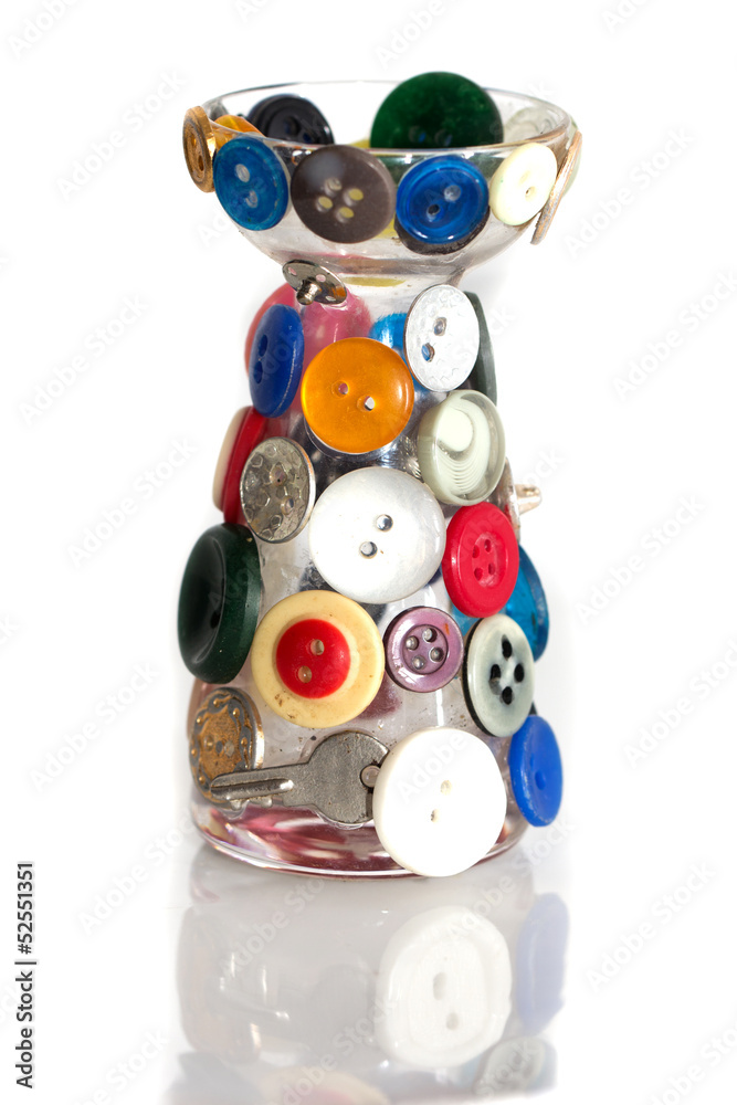 colored buttons