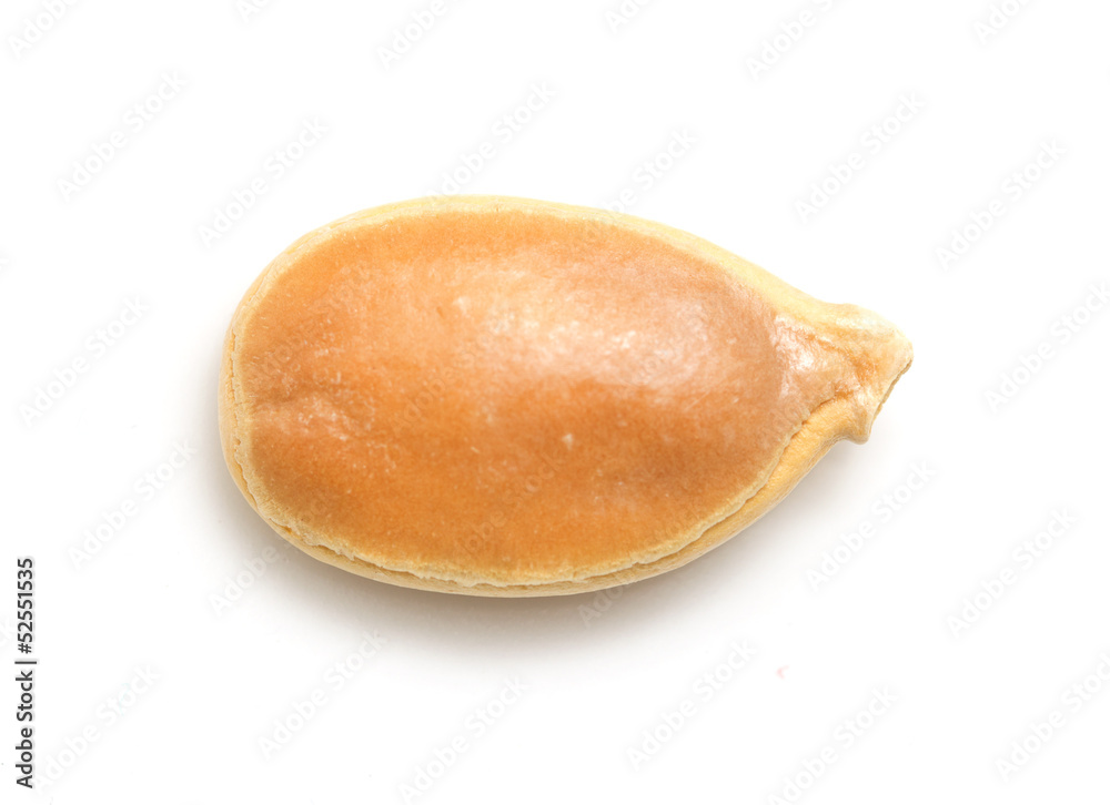 Pumpkin seeds on a white background. macro Pumpkin seeds on a white background. macro