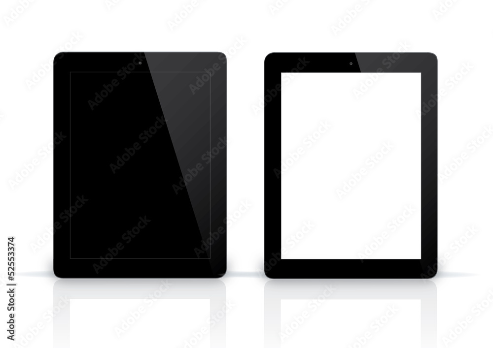 transparent pad and pad with black screen transparent pad and pad with black screen