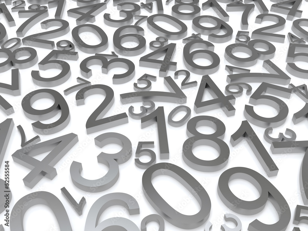 Background of numbers Background of numbers