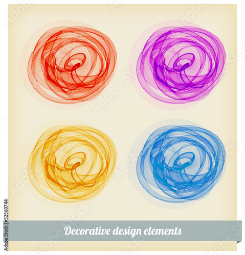 Watercolor splatters abstract background