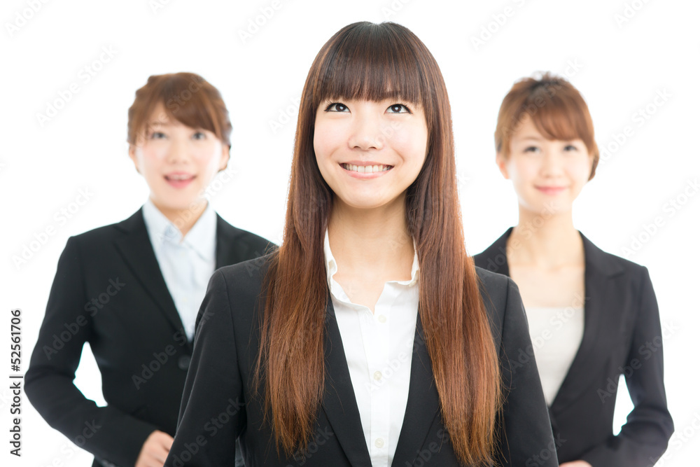 Beautiful asian businesswomen isolated on white background Beautiful asian businesswomen isolated on white background