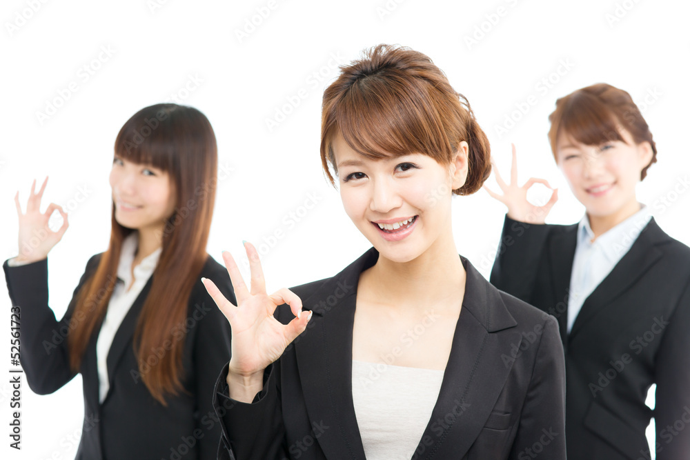 Beautiful asian businesswomen isolated on white background Beautiful asian businesswomen isolated on white background