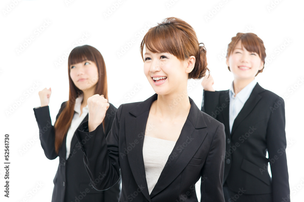 Beautiful asian businesswomen isolated on white background Beautiful asian businesswomen isolated on white background