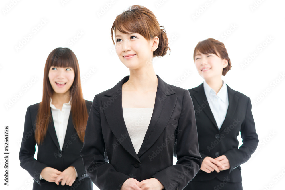 Beautiful asian businesswomen isolated on white background Beautiful asian businesswomen isolated on white background