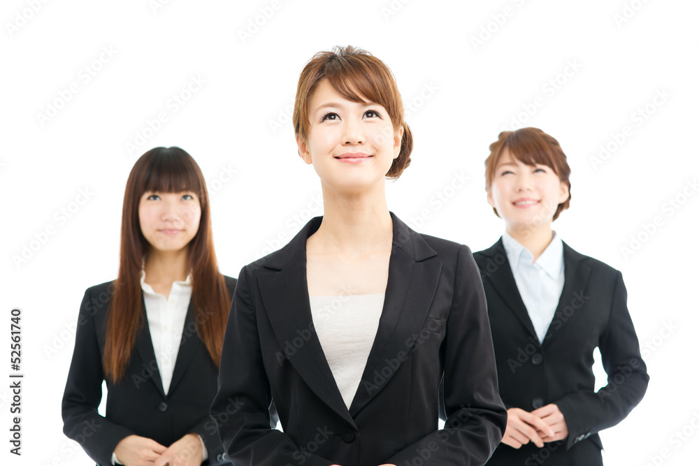 Beautiful asian businesswomen isolated on white background Beautiful asian businesswomen isolated on white background