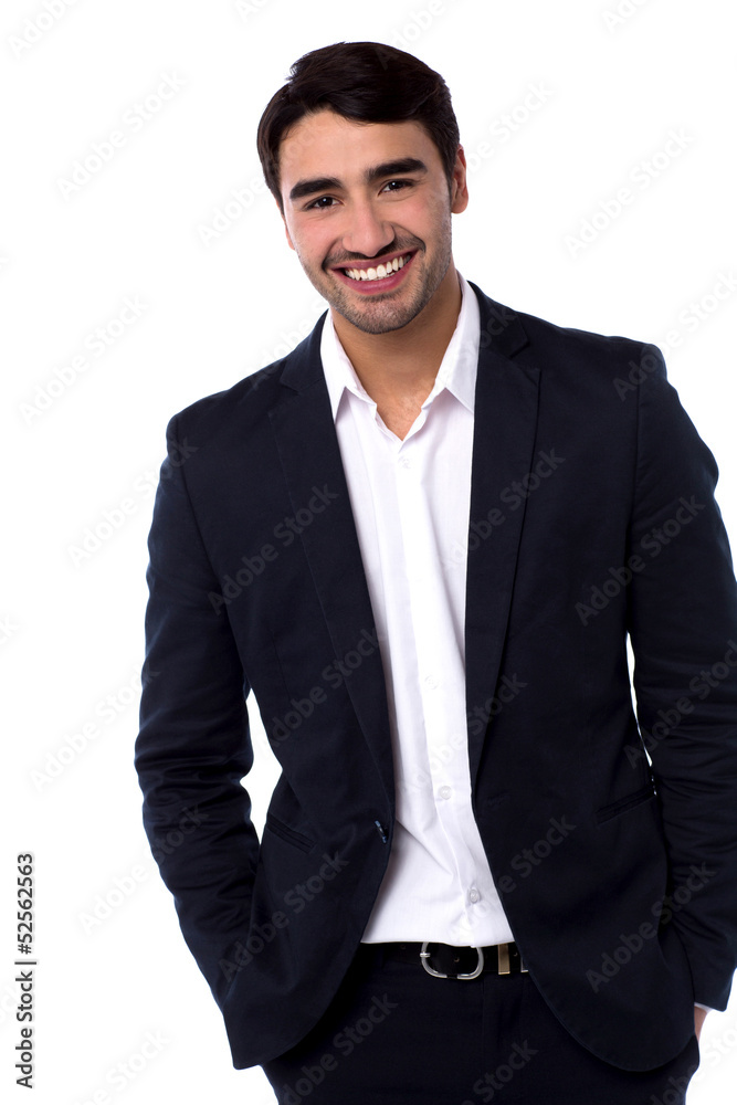 Casual portrait of handsome young businessman Casual portrait of handsome young businessman