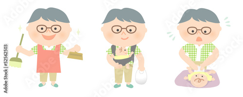 家事をする男性
