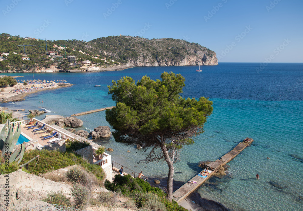 Mallorca island Spain Mediterranean view