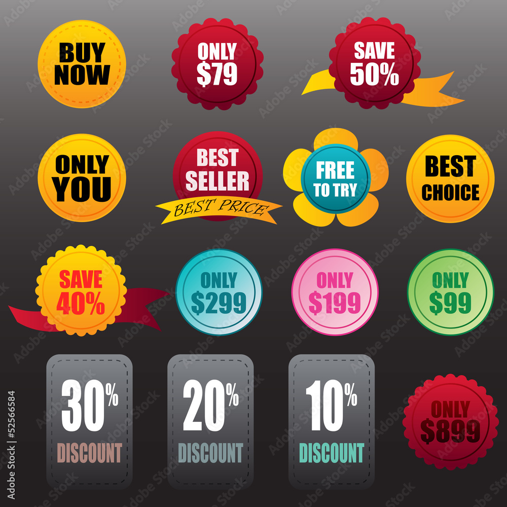 vector labels stickers business vector labels stickers business