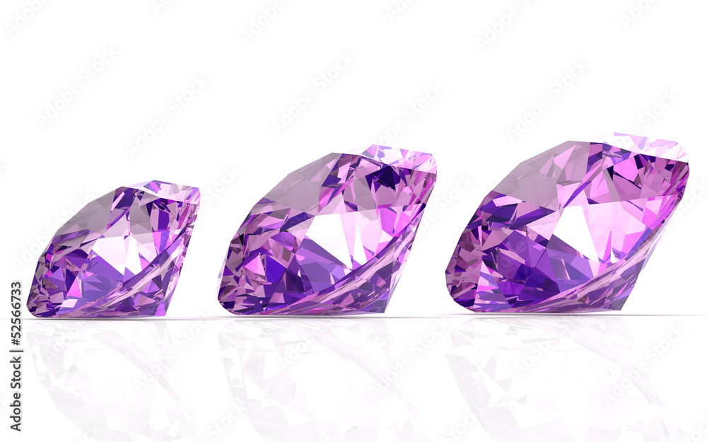 Fototapeta premium amethyst (high resolution 3D image)