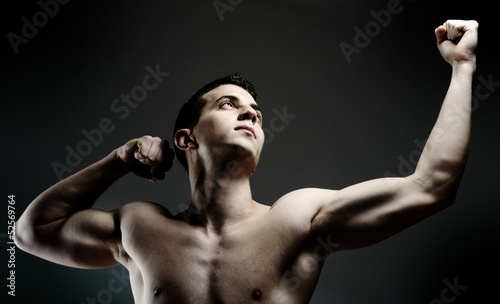 Young sexy muscular man posing © Jasmin Merdan