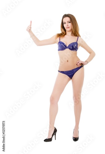 woman with beach wear